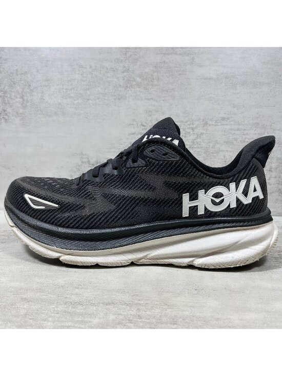 Hoka One One Clifton 9 Running Shoes - Men\'s Size 11 - Black